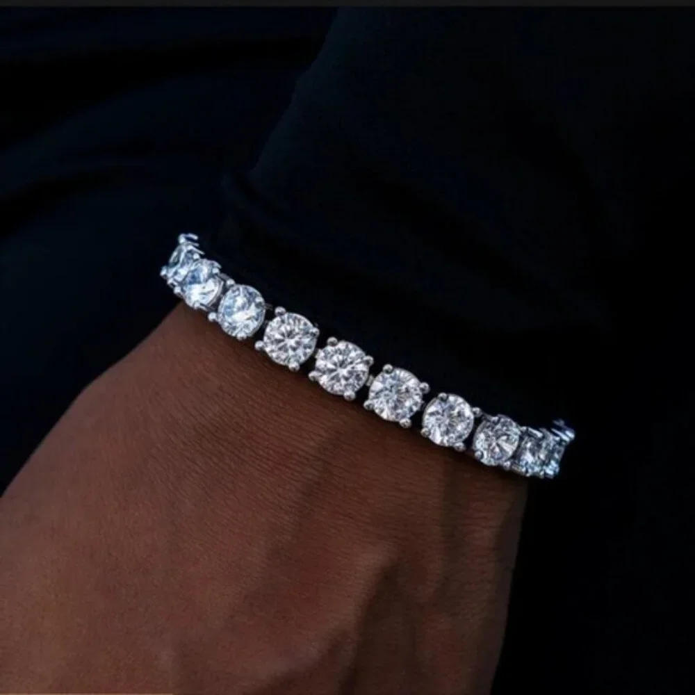 48ct Tennis Bracelet - Picture 1 of 9